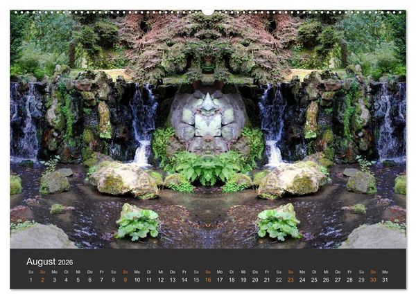 Produktbild: Spiegelwelten - Im Reich der Naturwesen (Wandkalender 2026 DIN A2 quer), CALVENDO Monatskalender