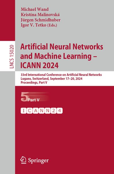 Produktbild: Artificial Neural Networks and Machine Learning &ndash; ICANN 2024