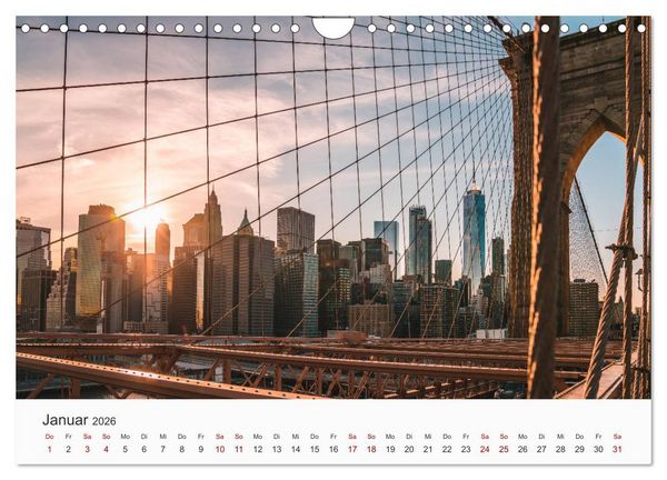 Produktbild: New York - Eine Weltstadt (Wandkalender 2026 DIN A4 quer), CALVENDO Monatskalender