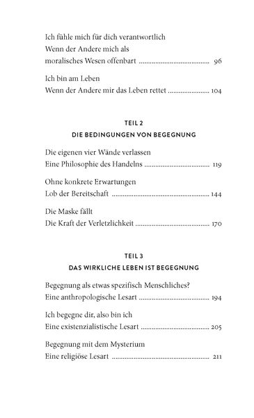Produktbild: Kleine Philosophie der Begegnung