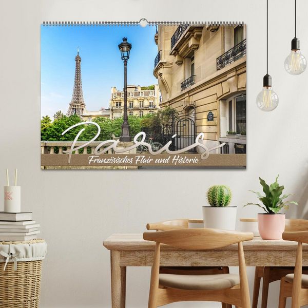 Produktbild: PARIS Franz&ouml;sisches Flair und Historie (Wandkalender 2026 DIN A2 quer), CALVENDO Monatskalender