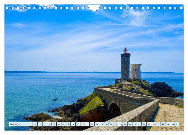 Produktbild: Leuchtt&uuml;rme - Maritime Leuchtfeuer an den K&uuml;sten (Wandkalender 2026 DIN A4 quer), CALVENDO Monatskalender