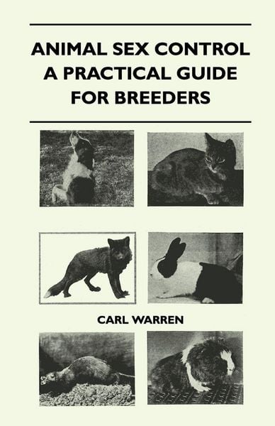 Produktbild: Animal Sex Control - A Practical Guide For Breeders