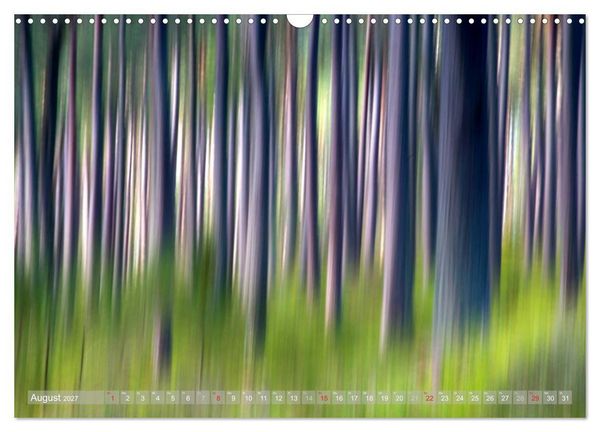 Produktbild: Atelier Wald - gemalt mit Licht (Wandkalender 2027 DIN A3 quer), CALVENDO Monatskalender