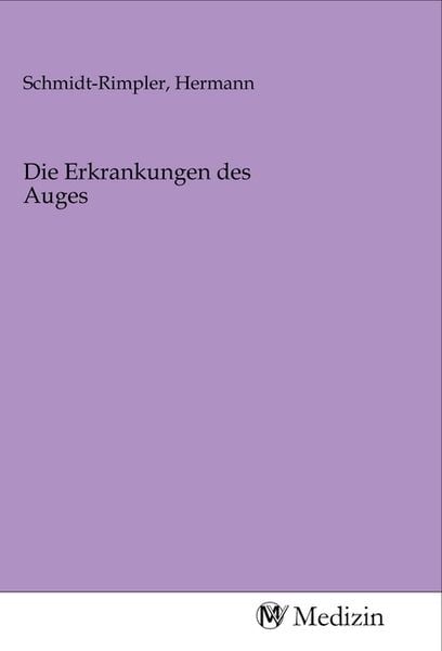 Produktbild: Die Erkrankungen des Auges