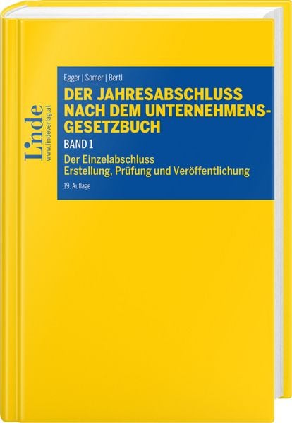 Produktbild: Der Jahresabschluss nach dem Unternehmensgesetzbuch, Band 1
