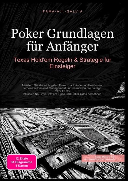 Produktbild: Poker Grundlagen f&uuml;r Anf&auml;nger: Texas Hold'em Regeln &amp; Strategie f&uuml;r Einsteiger