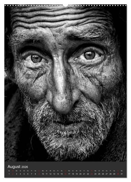 Produktbild: Obdachlos. Die Gesichter der Armut (Wandkalender 2026 DIN A2 hoch), CALVENDO Monatskalender