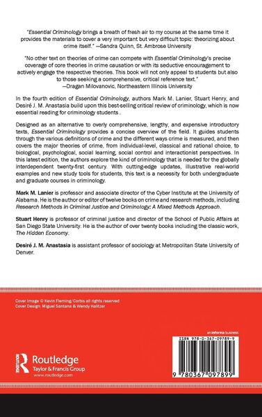 Produktbild: Lanier, M: Essential Criminology