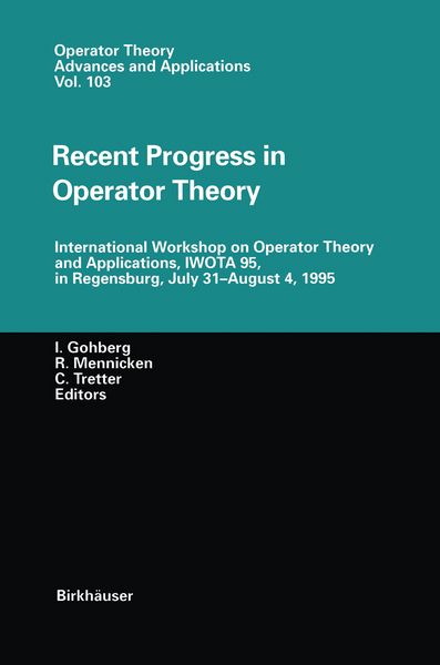 Produktbild: Recent Progress in Operator Theory