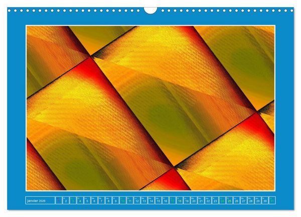 Produktbild: Art abstrait et contemporain (Calendrier mural 2026 DIN A3 vertical), CALVENDO calendrier mensuel