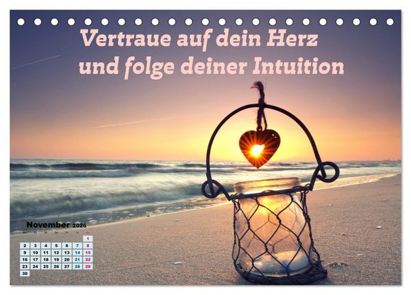 Produktbild: Work - Life - Balance - unterwegs mit coolen Spr&uuml;chen (Tischkalender 2026 DIN A5 quer), CALVENDO Monatskalender