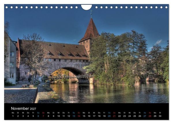 Produktbild: Meine Stadt N&uuml;rnberg 2027 (Wandkalender 2027 DIN A4 quer), CALVENDO Monatskalender