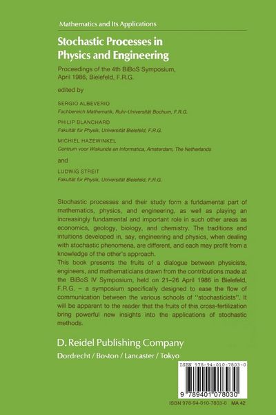 Produktbild: Stochastic Processes in Physics and Engineering