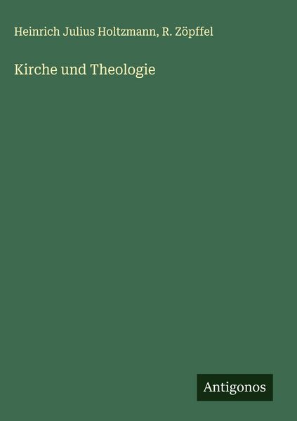 Produktbild: Kirche und Theologie
