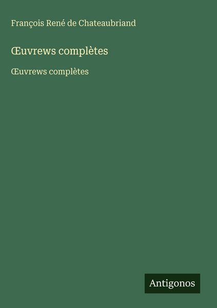 Produktbild: &iquest;uvrews compl&egrave;tes