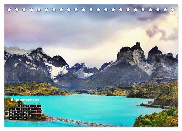 Produktbild: Patagonien NationalParks (Tischkalender 2027 DIN A5 quer), CALVENDO Monatskalender