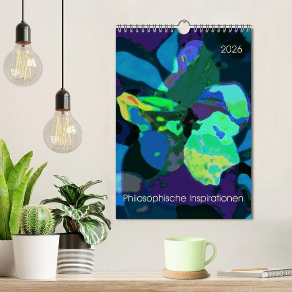 Produktbild: Philosophische Inspirationen Wandkalender 2026 (Wandkalender 2026 DIN A4 hoch), CALVENDO Monatskalender