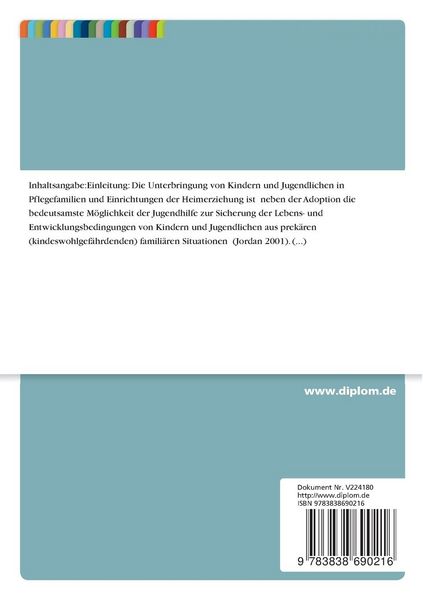 Produktbild: Ver&auml;nderungen des Familiensystems bei Aufnahme eines Pflegekindes
