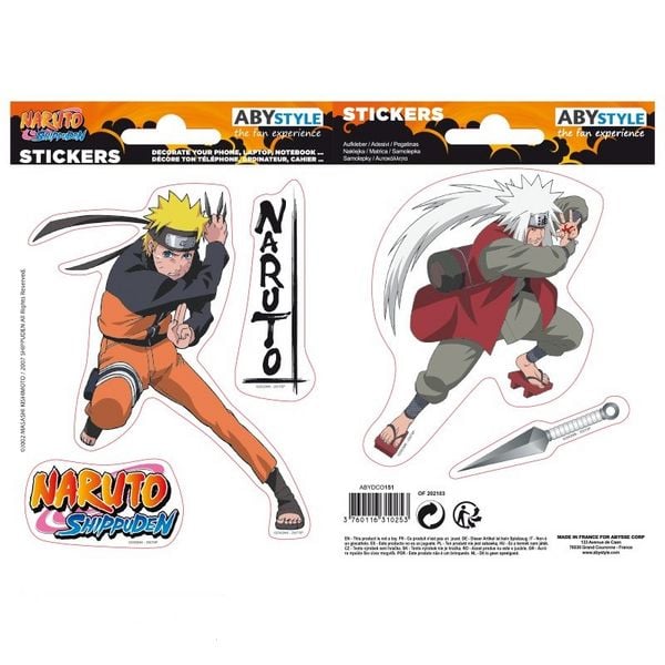 Produktbild: NARUTO SHIPPUDEN Stickers Naruto/ Jiraiya