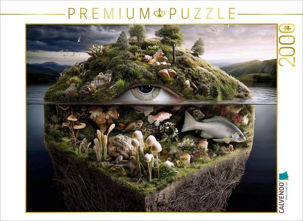 Produktbild: CALVENDO Puzzle Auge der Natur | 2000 Teile Lege-Gr&ouml;&szlig;e 90x67cm Foto-Puzzle f&uuml;r gl&uuml;ckliche Stunden