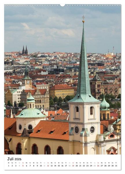 Produktbild: Prachtvolles Prag (Wandkalender 2026 DIN A2 hoch), CALVENDO Monatskalender