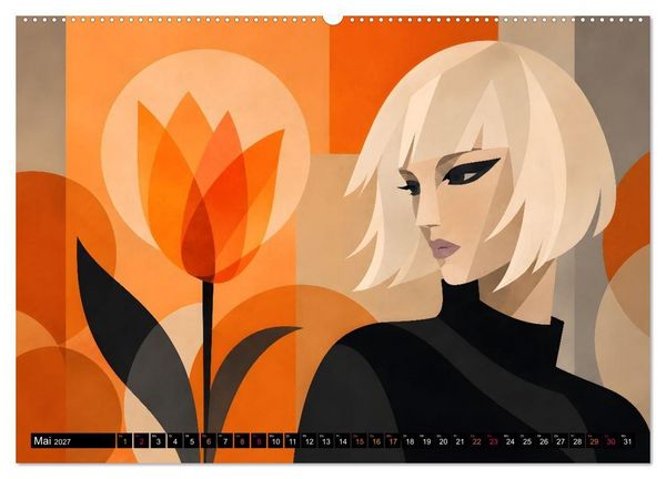 Produktbild: Fantasieportr&auml;ts zwischen Traum und Wirklichkeit (Wandkalender 2027 DIN A2 quer), CALVENDO Monatskalender