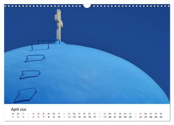 Produktbild: Kirchen und Kl&ouml;ster Griechenlands (Wandkalender 2026 DIN A3 quer), CALVENDO Monatskalender