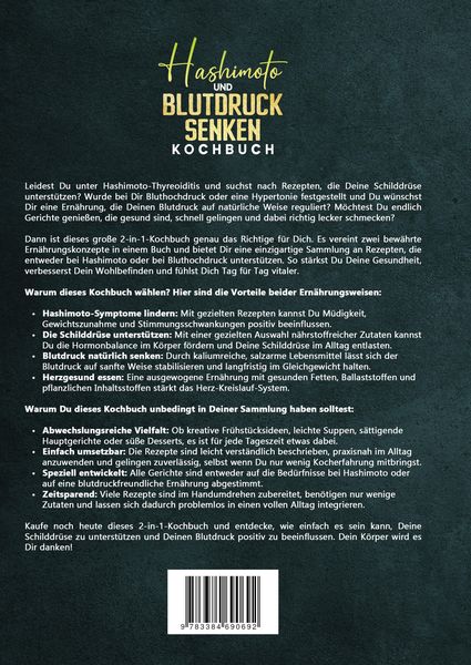 Produktbild: Hashimoto und Blutdruck senken Kochbuch