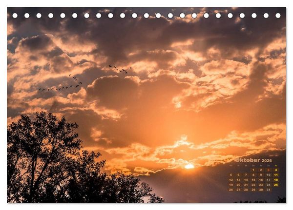 Produktbild: Manitoba 2026 Wenn die Sonne schlafen geht (Tischkalender 2026 DIN A5 quer), CALVENDO Monatskalender