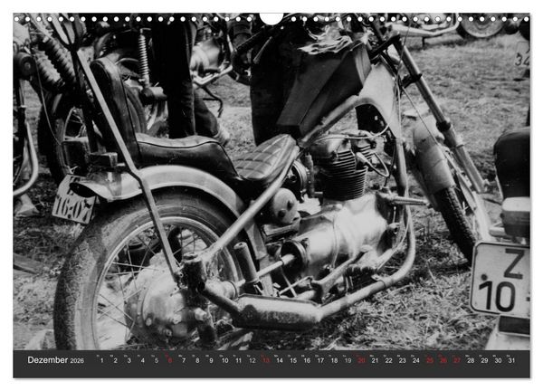 Produktbild: east Rider - Biker und Bikes aus der DDR (Wandkalender 2026 DIN A3 quer), CALVENDO Monatskalender