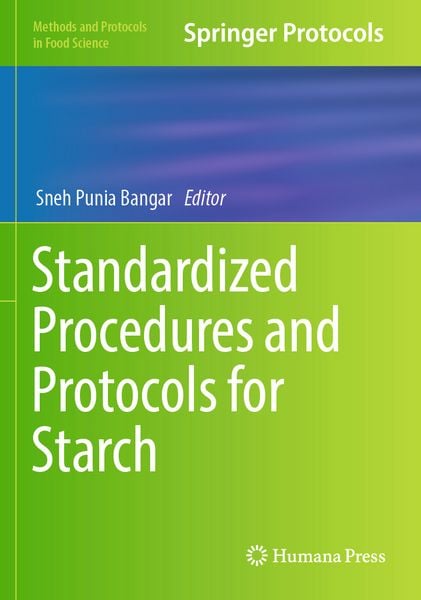 Produktbild: Standardized Procedures and Protocols for Starch