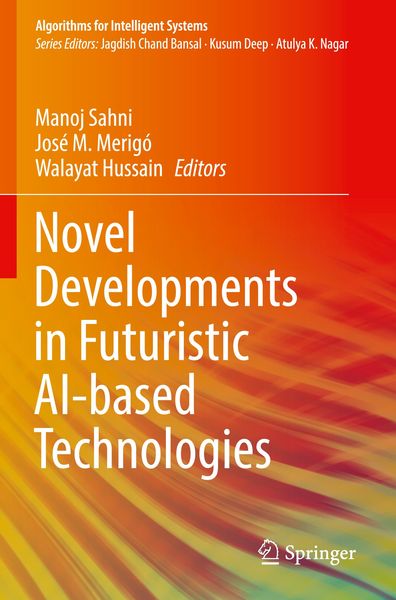 Produktbild: Novel Developments in Futuristic AI-based Technologies