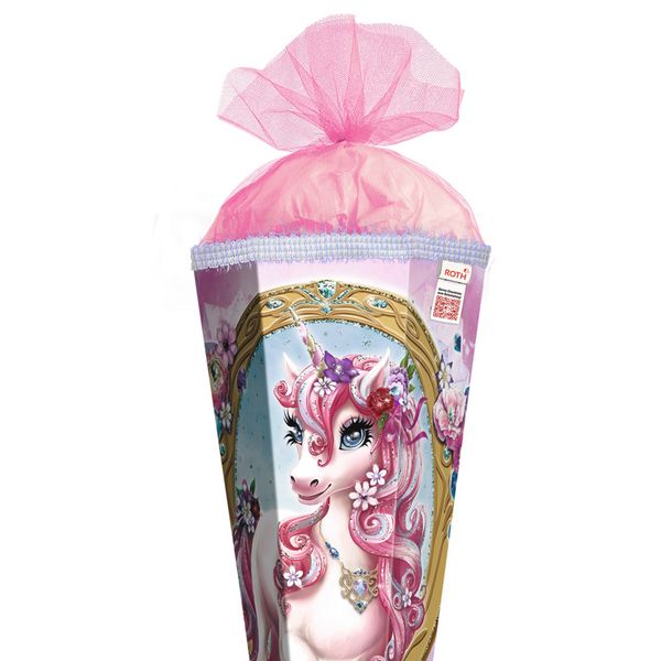 Produktbild: Motivschult&uuml;te, Einhorn Beauty, 85cm, Glitter & Glitzerborte