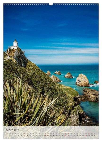 Produktbild: Neuseeland entdecken (hochwertiger Premium Wandkalender 2026 DIN A2 hoch), Kunstdruck in Hochglanz