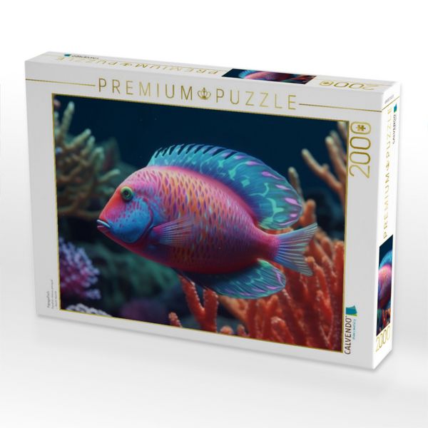 Produktbild: CALVENDO Puzzle Papageifisch | 2000 Teile Lege-Gr&ouml;&szlig;e 90x67cm Foto-Puzzle f&uuml;r gl&uuml;ckliche Stunden