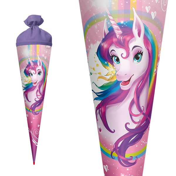 Produktbild: Motiv-Schult&uuml;te 70cm, Einhornportrait