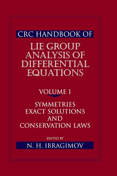 Produktbild: CRC Handbook of Lie Group Analysis of Differential Equations, Volume I