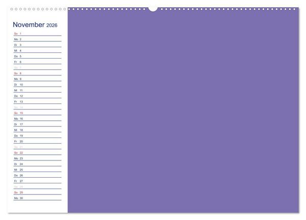 Produktbild: Farbiger Bastelkalender (Wandkalender 2026 DIN A2 quer), CALVENDO Monatskalender