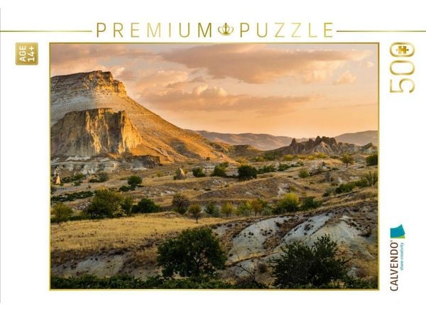 CALVENDO Puzzle Goldener Morgen in Kappadokien | 500 Teile Lege-Größe 48 × 36 cm Foto-Puzzle für Erwachsene