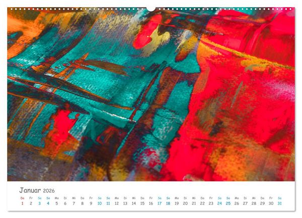 Produktbild: Colorpop - Joyful, abstract. multicolored (hochwertiger Premium Wandkalender 2026 DIN A2 quer), Kunstdruck in Hochglanz