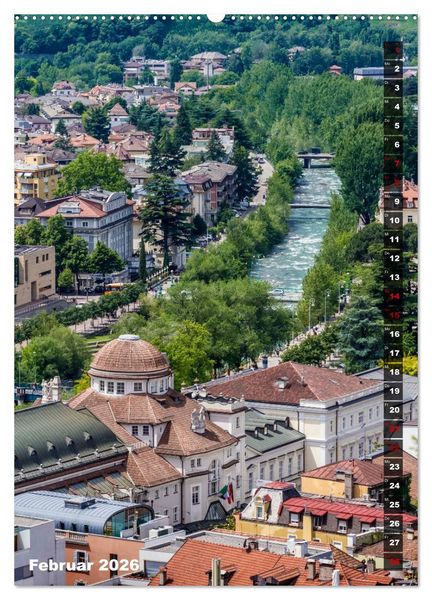 Produktbild: Stadtherz MERAN (Wandkalender 2026 DIN A2 hoch), CALVENDO Monatskalender