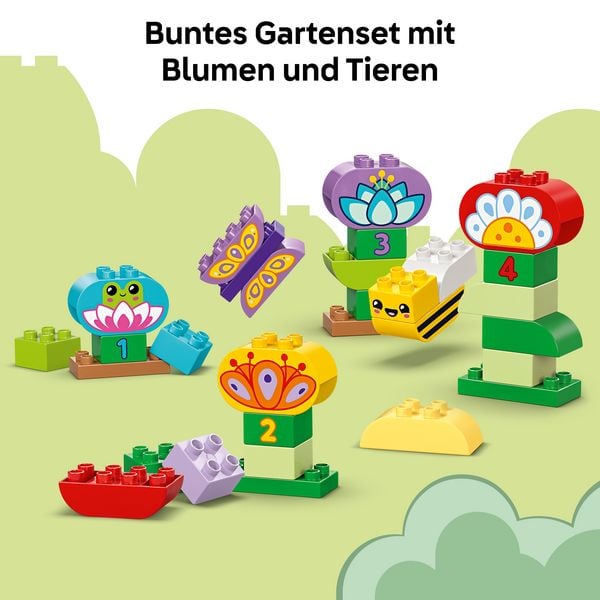 Produktbild: LEGO DUPLO Town Kreativer Blumengarten, Lernspielzeug ab 2 Jahren 10444