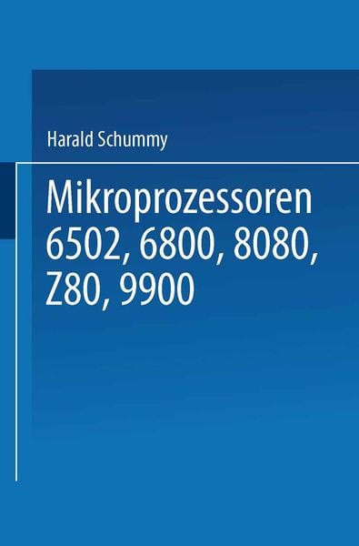 Mikroprozessoren, Taschenbuch von Harald Schumny, Vieweg & Teubner, 9783528042356