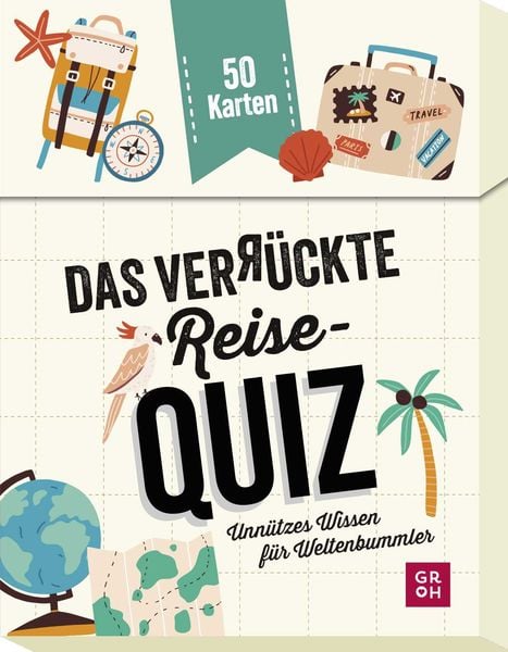 Das verrückte Reise-Quiz, Sonstige von Norbert Golluch, Groh, 4036442013762
