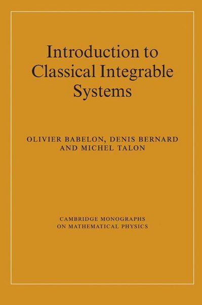Produktbild: Introduction to Classical Integrable Systems