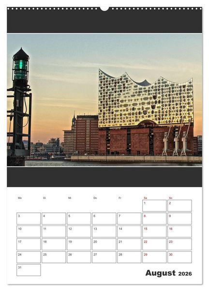 Produktbild: Spitze! Elbphilharmonie Hamburg 2026 (Wandkalender 2026 DIN A2 hoch), CALVENDO Monatskalender