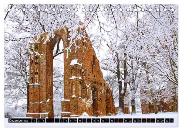 Produktbild: Vorpommern - von Altef&auml;hr bis Zinnowitz (Tischkalender 2026 DIN A5 quer), CALVENDO Monatskalender