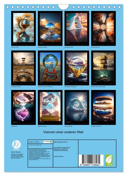 Produktbild: Visionen einer anderen Welt (Wandkalender 2026 DIN A4 hoch), CALVENDO Monatskalender