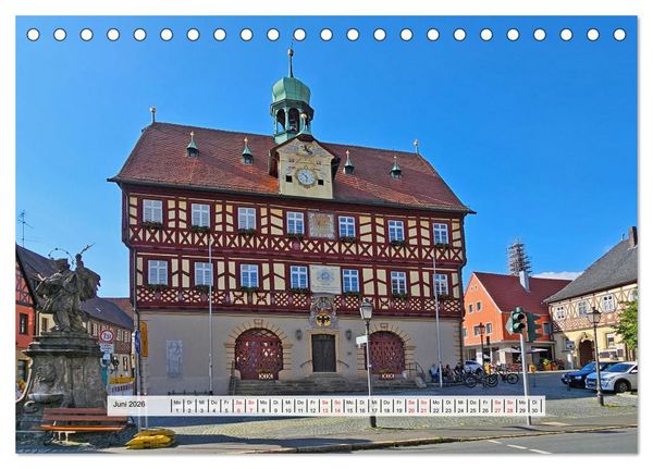 Produktbild: Bad Staffelstein - historische Stadt am Obermain (Tischkalender 2026 DIN A5 quer), CALVENDO Monatskalender